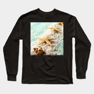 Starfish and Sea Shell Long Sleeve T-Shirt